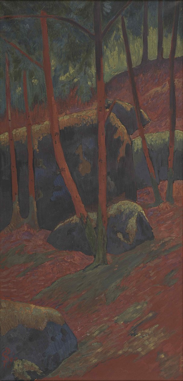 The Red Wood, c. 1895. od Paul Sérusier