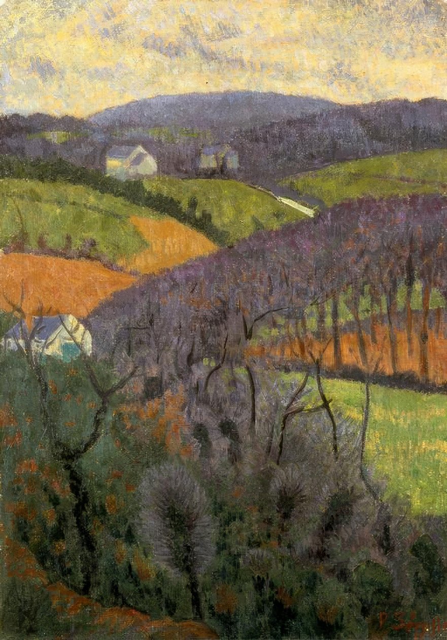 P.Sérusier, La vallée mauve / Gemälde, 1917 od Paul Sérusier