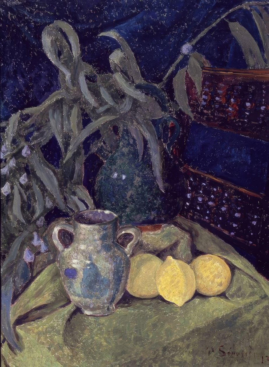 SYMFONIE V ZELENÉ - XIX STOLETÍ - OLEJ / PLÁTNO - 81 X 60 CM od Paul Sérusier