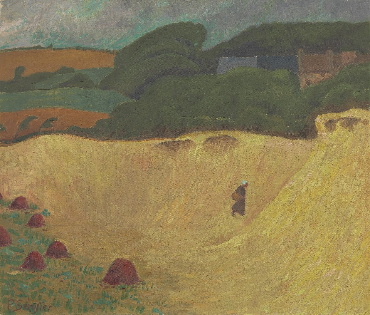 Pláž Les Grands Sables v Le Pouldu, 1890 od Paul Sérusier