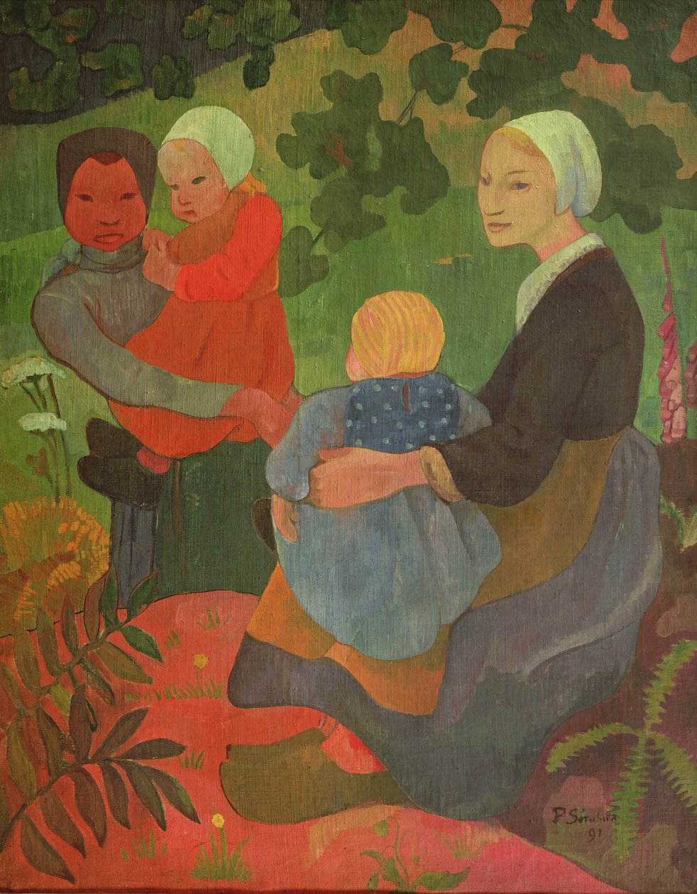 Mladé matky, 1891 od Paul Sérusier