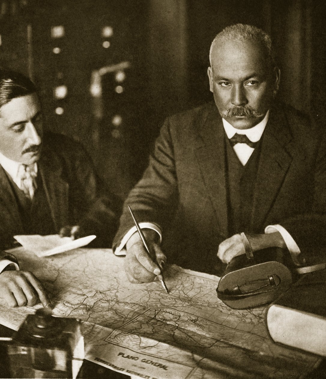 Dr Vasquez Gomez v hotelu Imperial v New Yorku, 1911 od Paul Thompson