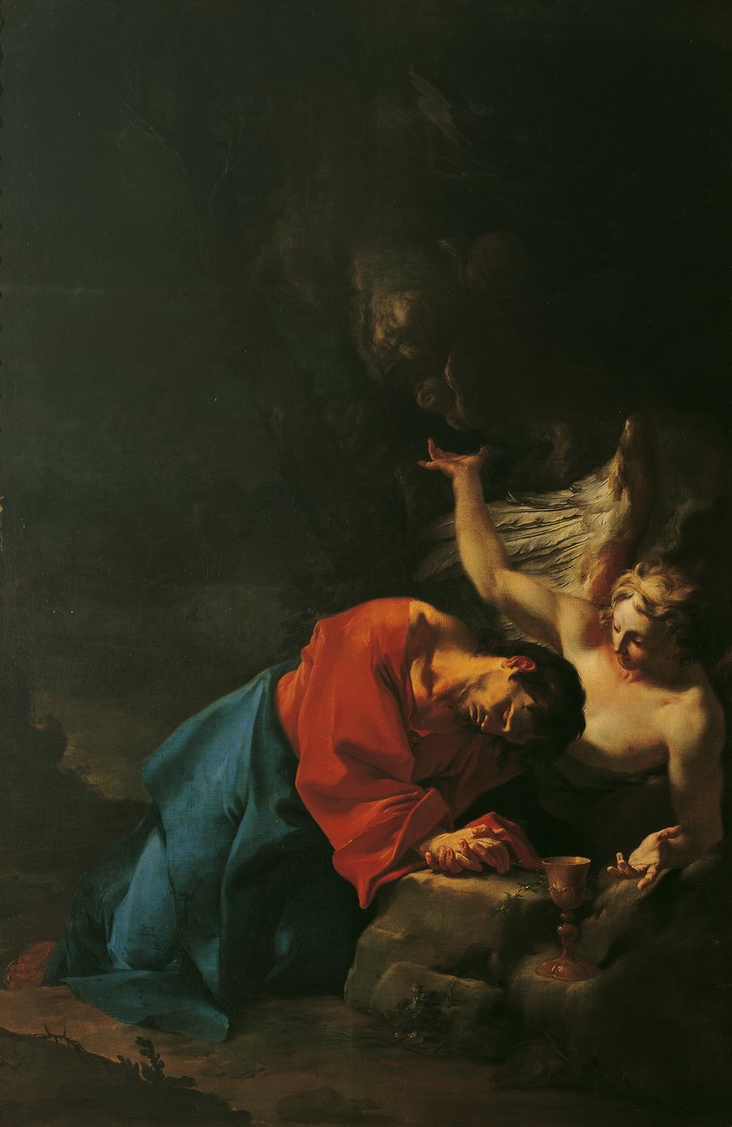 Kristus na hoře Olivetské od Paul Troger