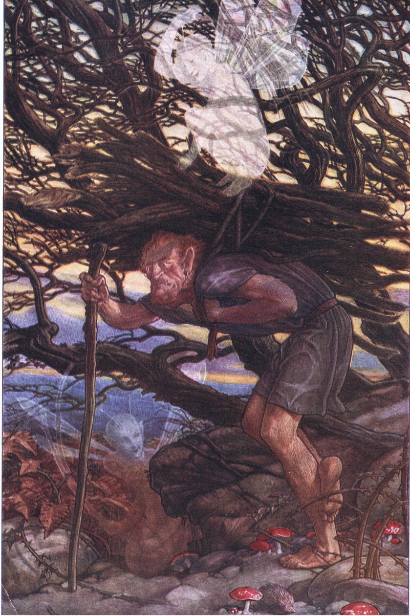 A přesto potřebuji kletbu, ilustrace z Bouře, 1908 od Paul Vincent Woodroffe