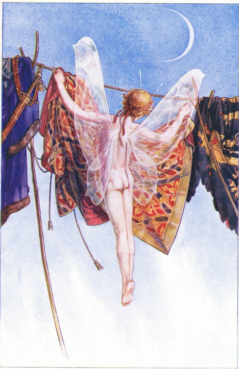 Pojďte je pověsit na šňůru, ilustrace z Bouře, 1908 od Paul Vincent Woodroffe