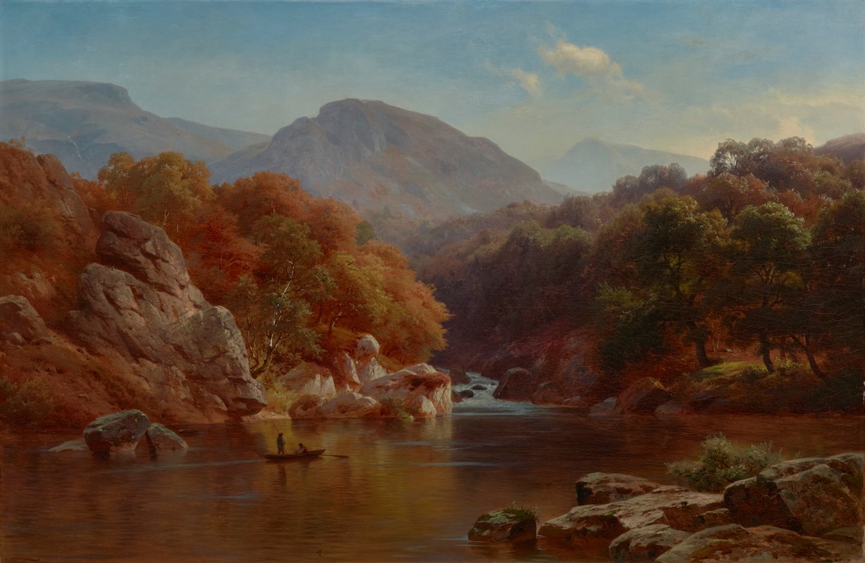 Pensylvánská krajina 1862 (olej na plátně) od Paul Weber