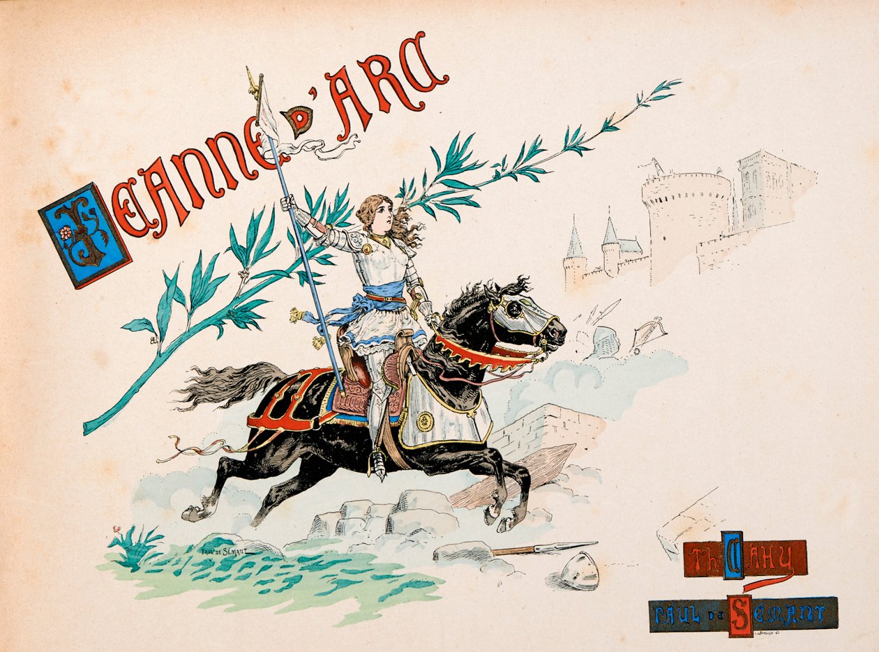 Ilustrace převzatá z knihy „“ Jeanne d