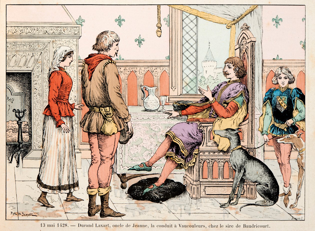 Ilustrace převzatá z knihy „“ Jeanne d
