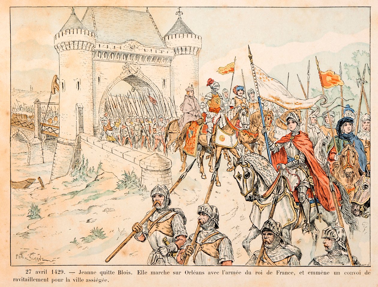 Ilustrace převzatá z knihy „“ Jeanne d