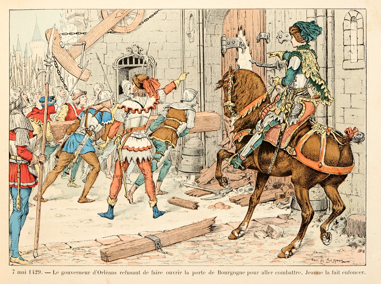Ilustrace převzatá z knihy „“ Jeanne d
