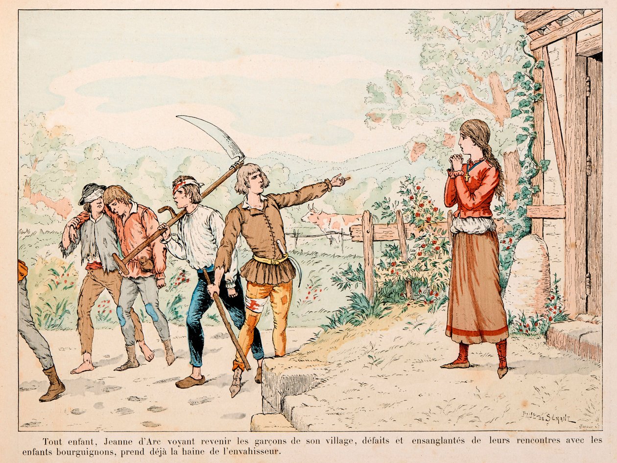 Ilustrace převzatá z knihy „“ Jeanne d