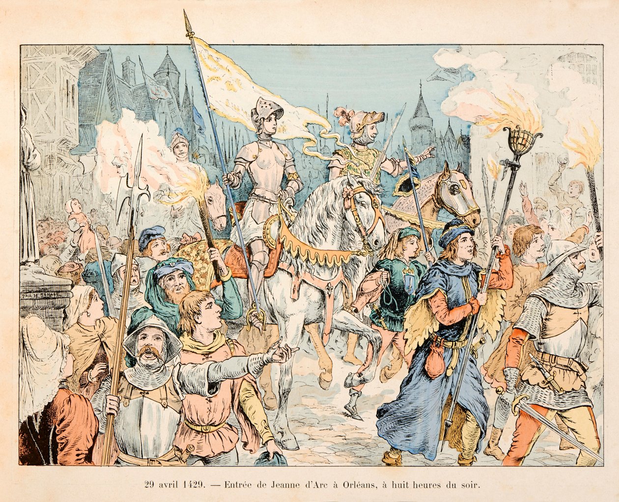 Ilustrace převzatá z knihy „“ Jeanne d