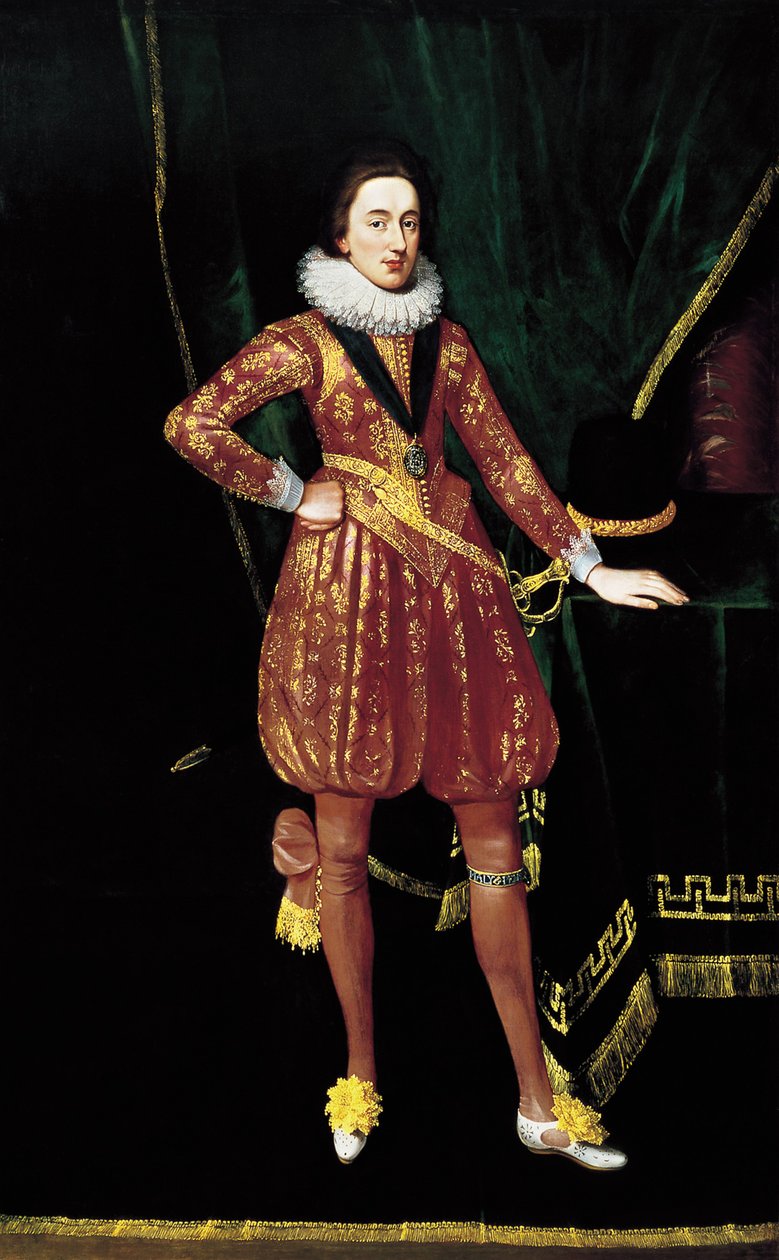 Karel I. jako princ z Walesu, c. 1617 od Paul van Somer
