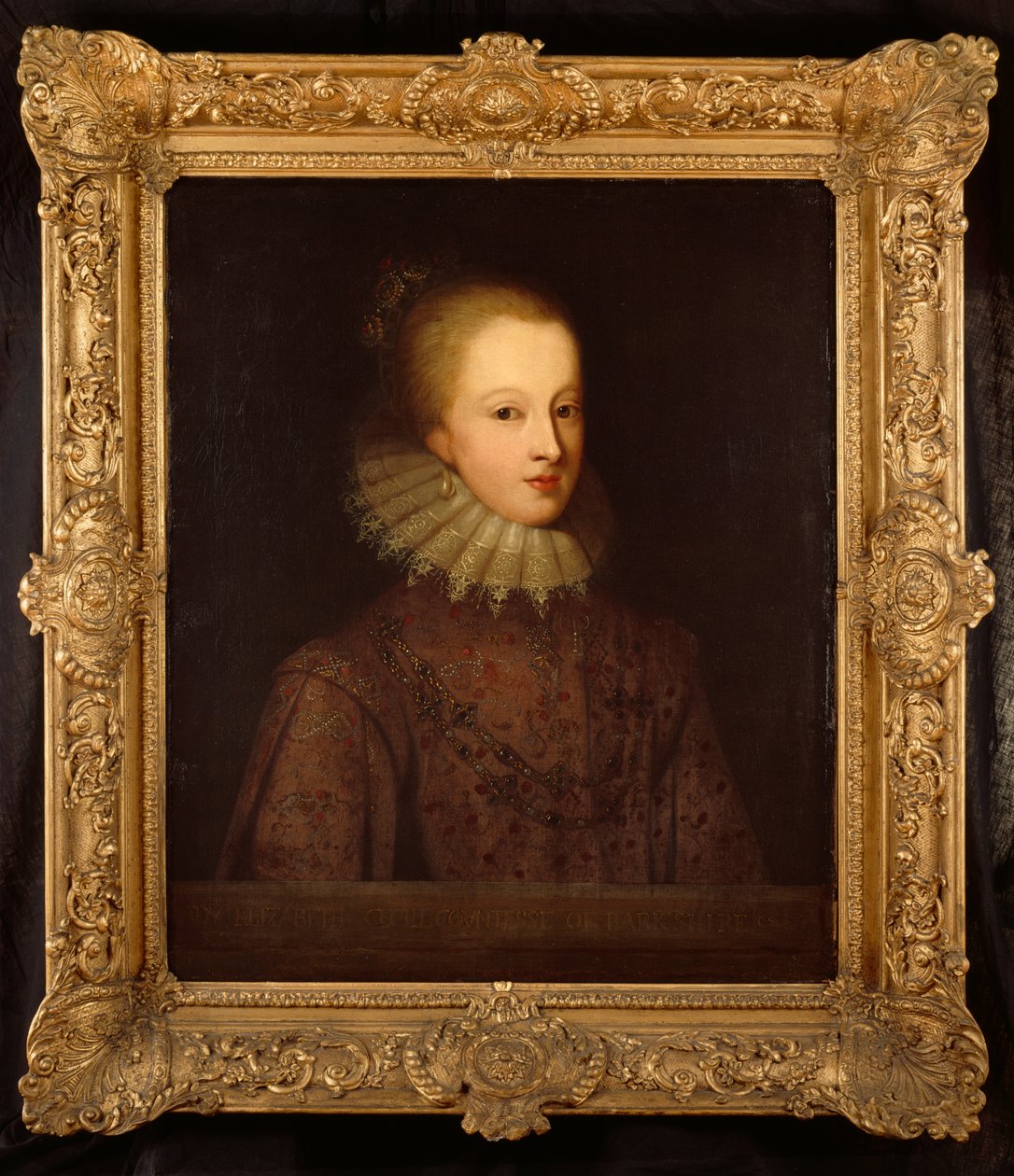 Elizabeth Percy, hraběnka z Berkshire (olej na plátně) od Paul van Somer