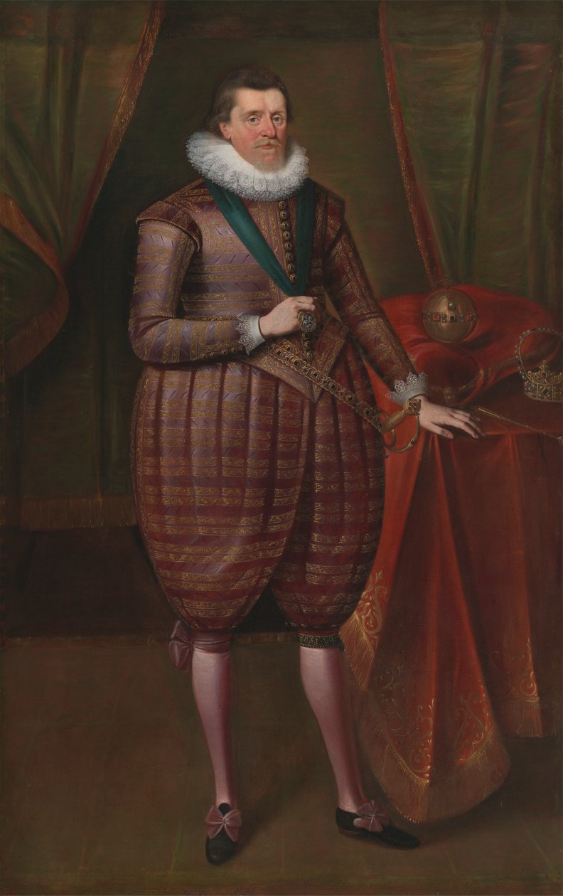 Jakub I. Anglický (James VI. Skotský) od Paul van Somer