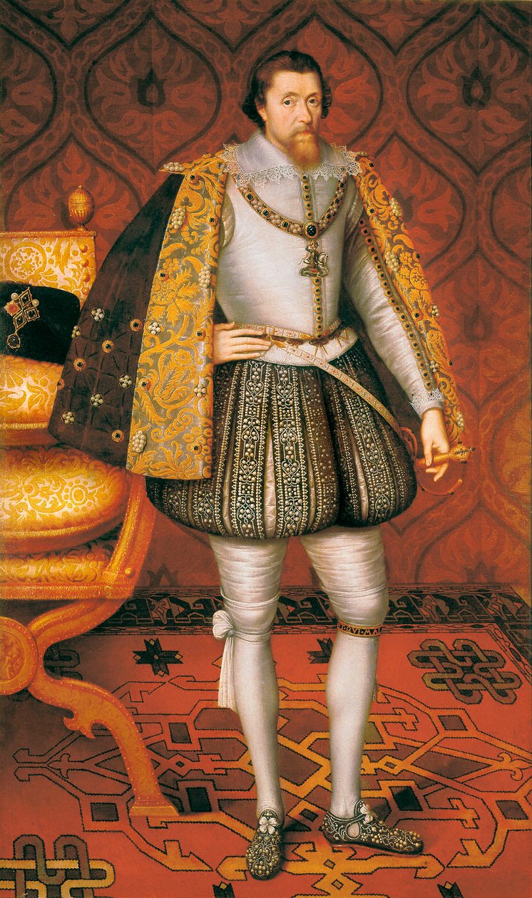 Anglický král Jakub I od Paul van Somer