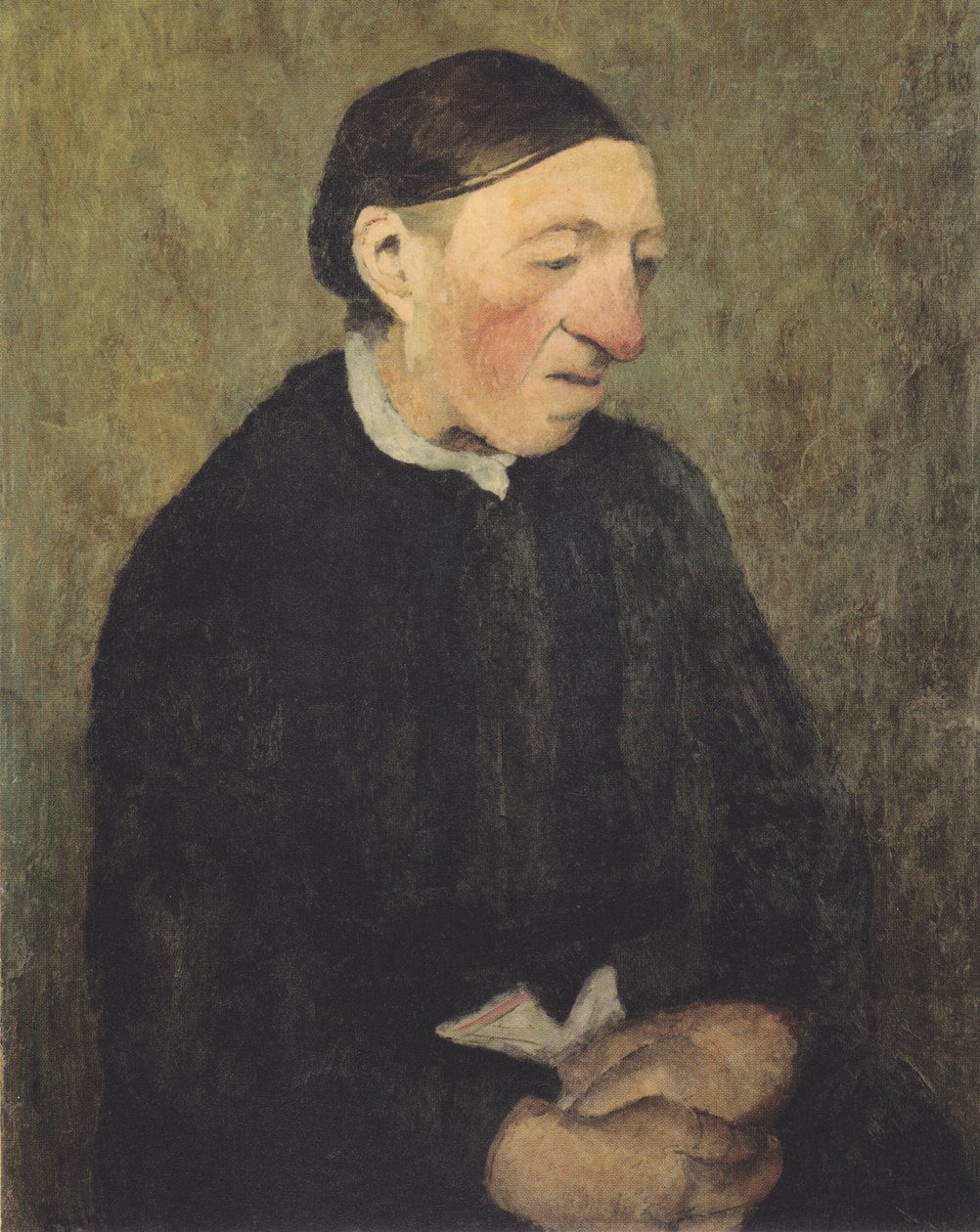 Stará žena s kapesníkem od Paula Modersohn Becker
