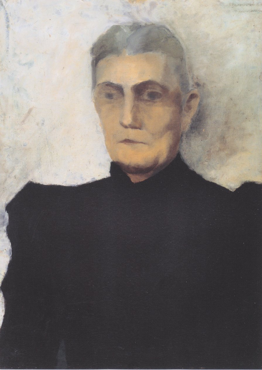 Poloviční portrét staré ženy od Paula Modersohn Becker