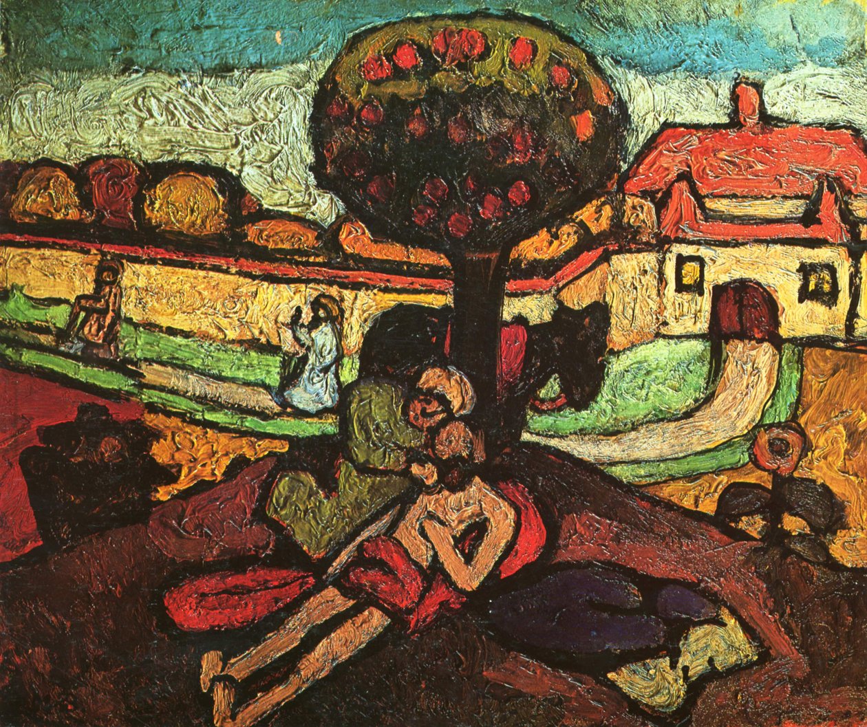 Dobrý samaritán od Paula Modersohn Becker