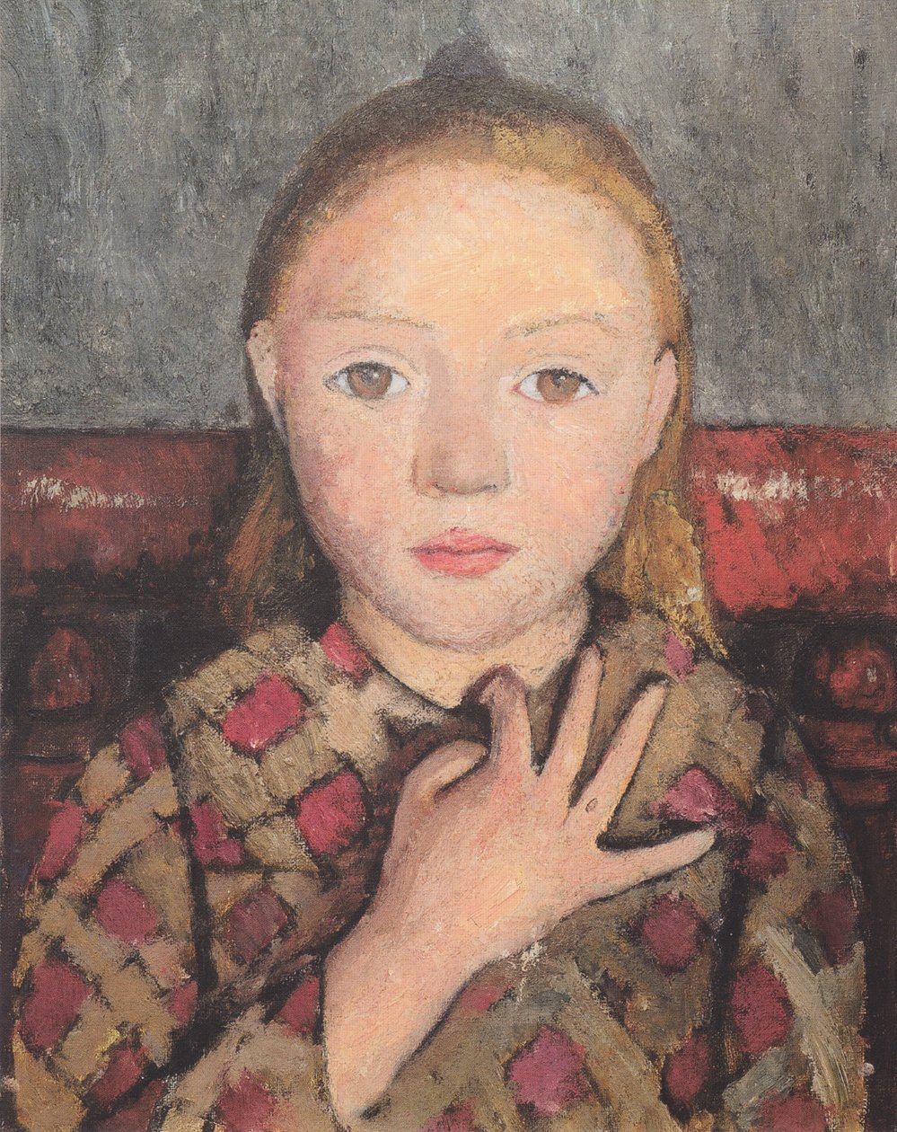 Portrét dívky od Paula Modersohn Becker