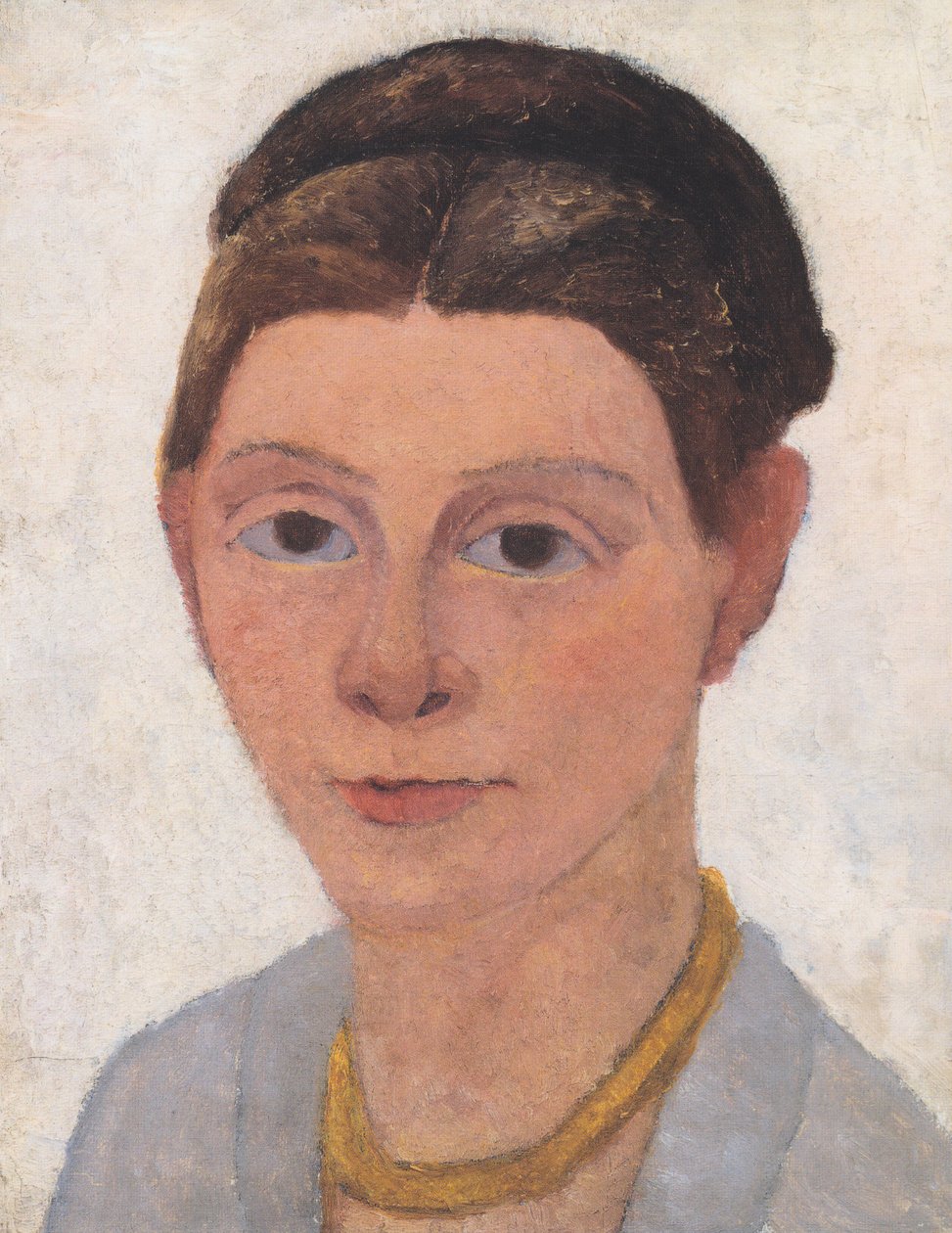 Autoportrét s jantarovým náhrdelníkem od Paula Modersohn Becker