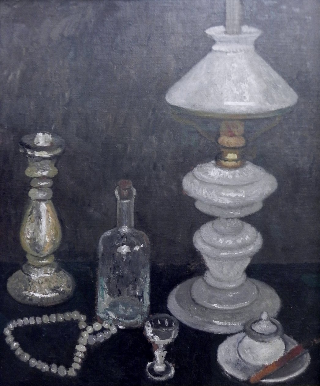 Zátiší s bílou lampou od Paula Modersohn Becker