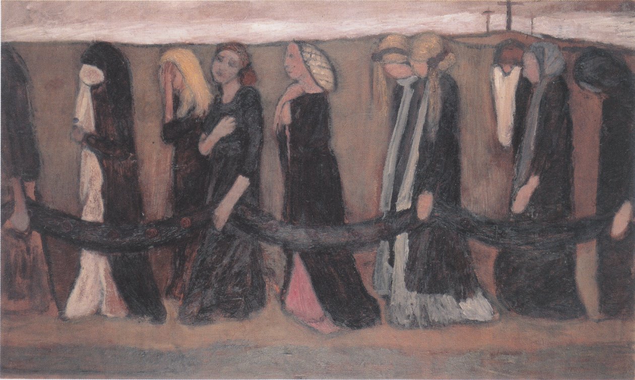 Vlak stěžujících si žen od Paula Modersohn Becker