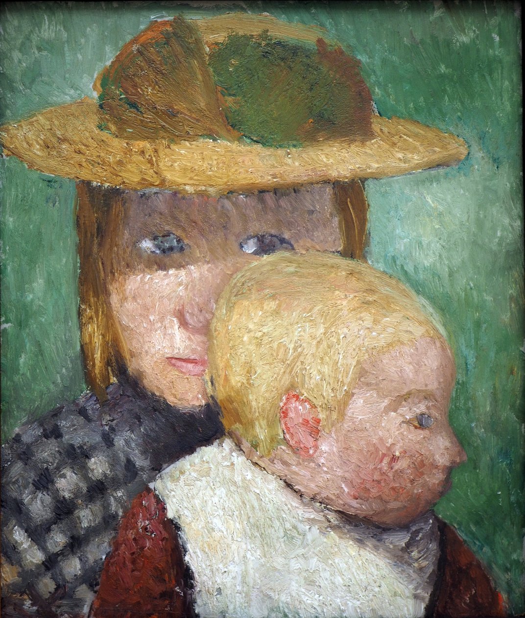 Děti na slunci, asi 1903 (tempera na kartonu) od Paula Modersohn Becker
