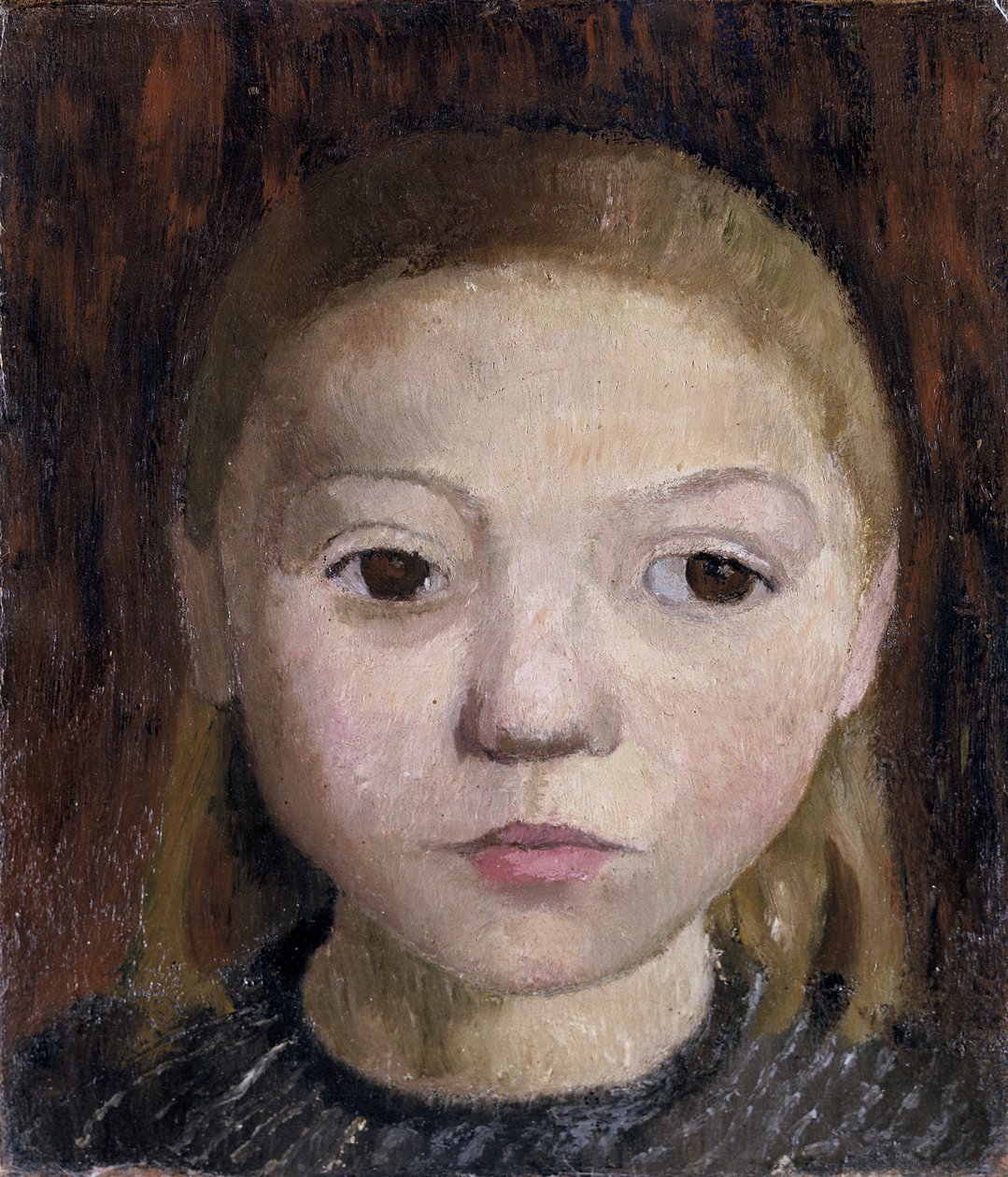 Hlava dívky od Paula Modersohn-Becker