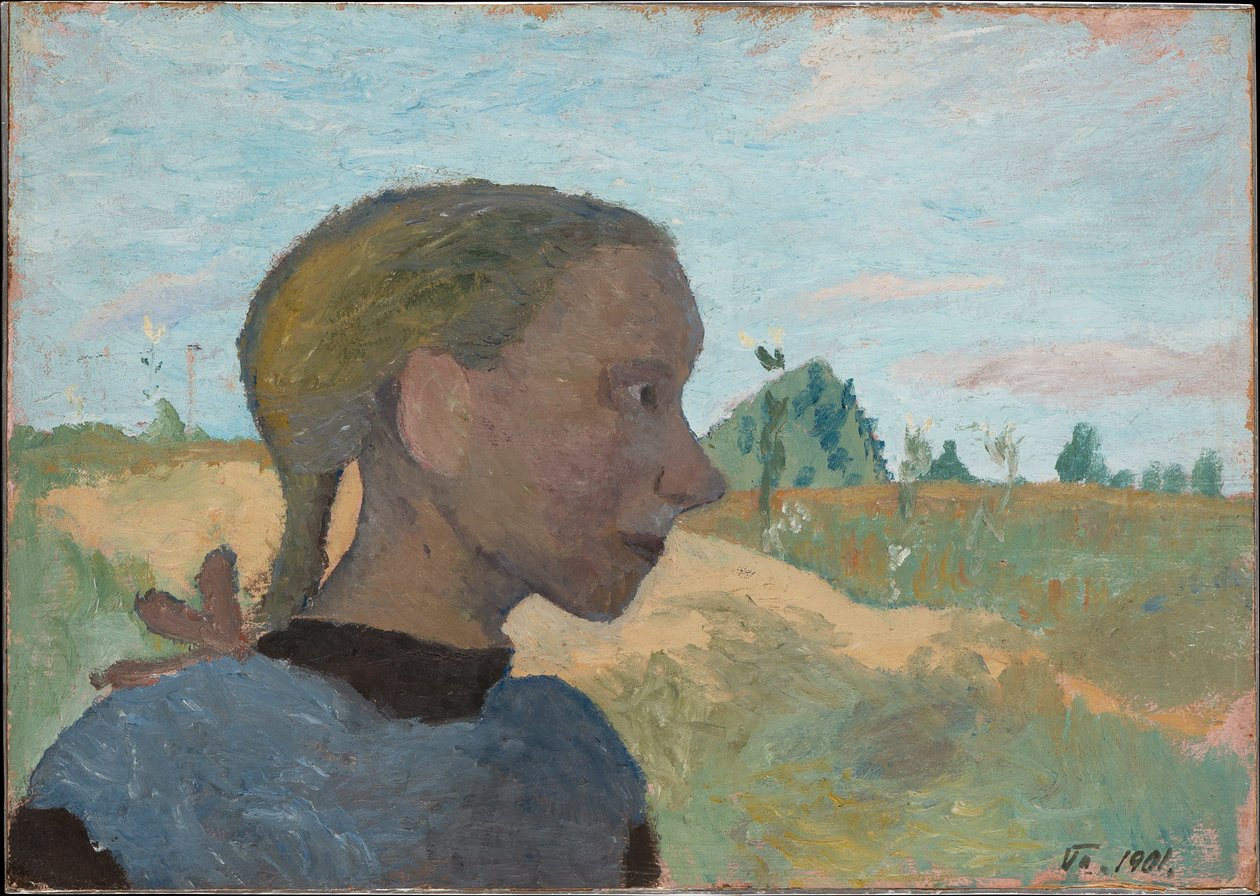 Portrét dívky od Paula Modersohn-Becker
