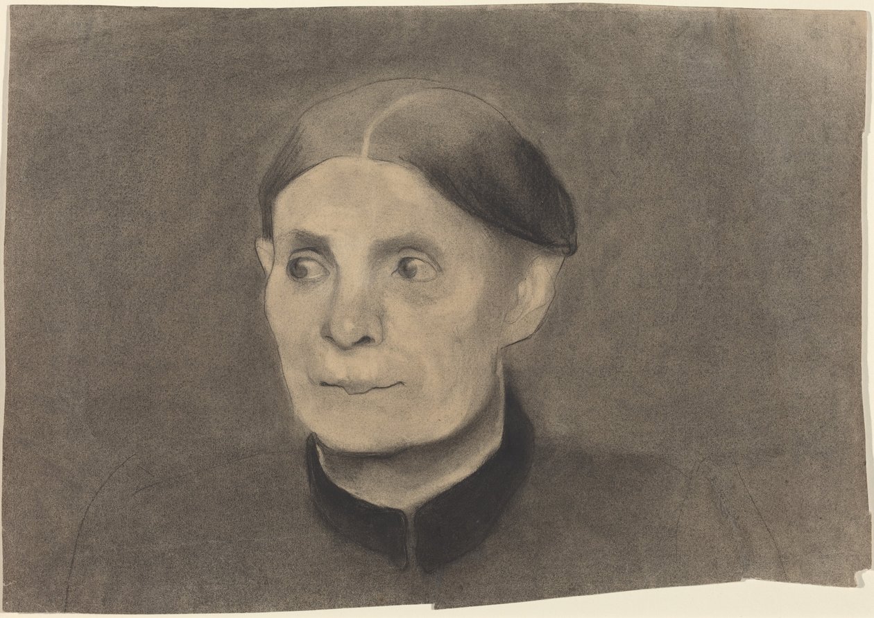Portrét ženy od Paula Modersohn-Becker