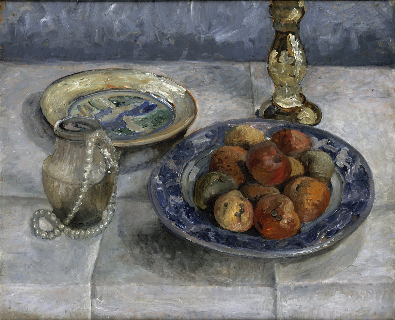 Zátiší s jablky od Paula Modersohn-Becker