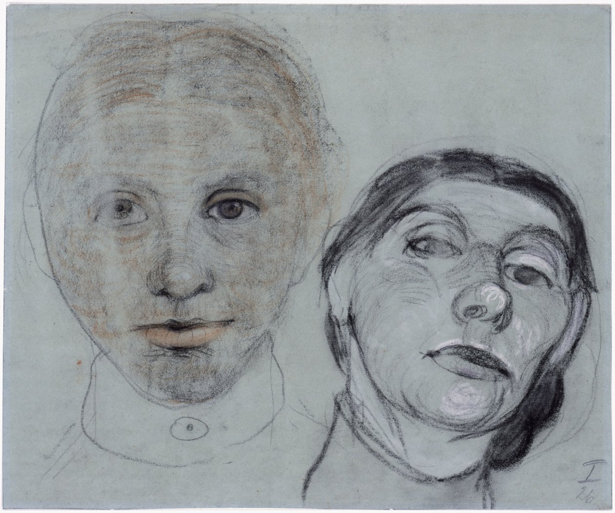 Dvě hlavy od Paula Modersohn-Becker