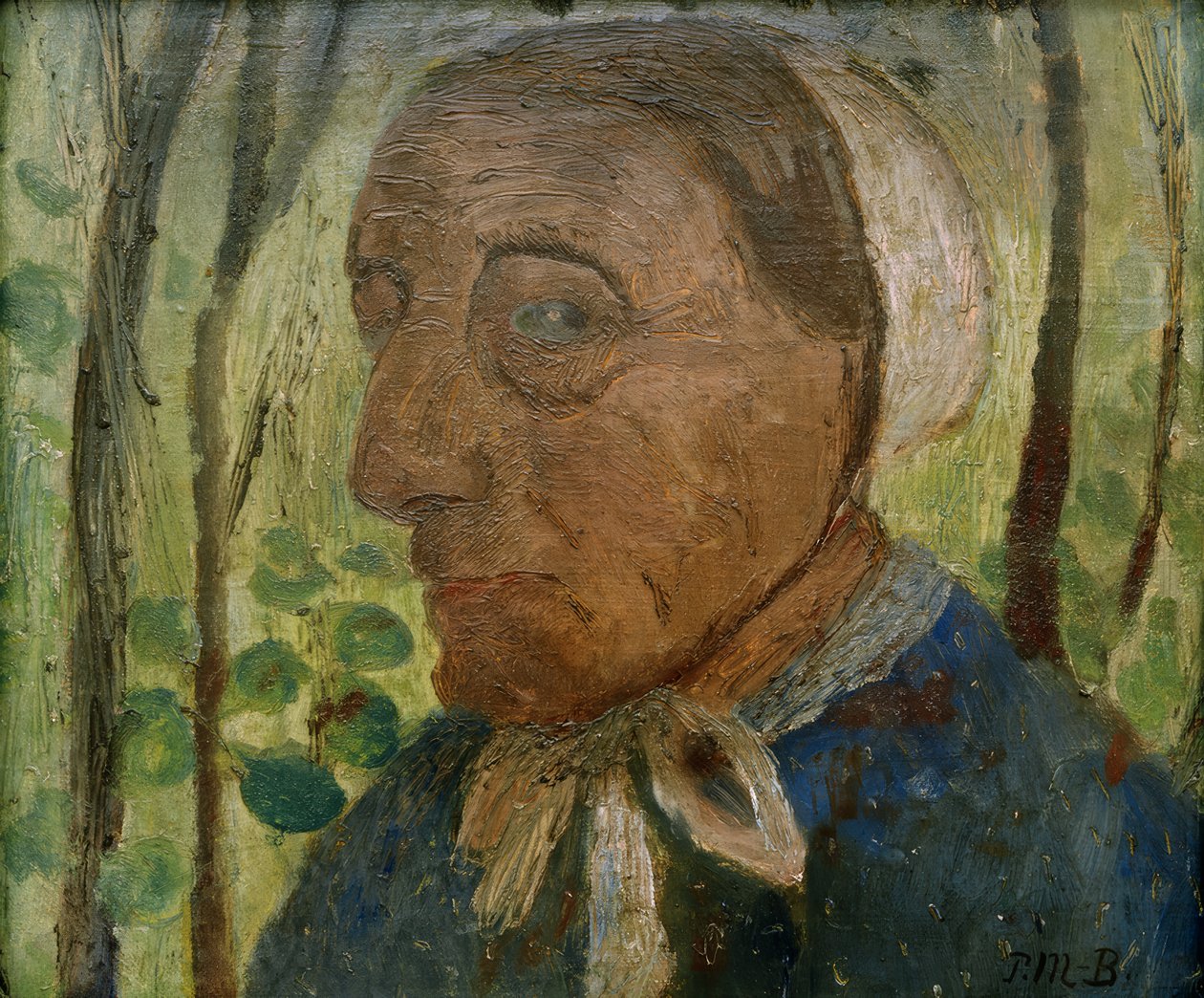 Žena starého farmáře od Paula Modersohn Becker