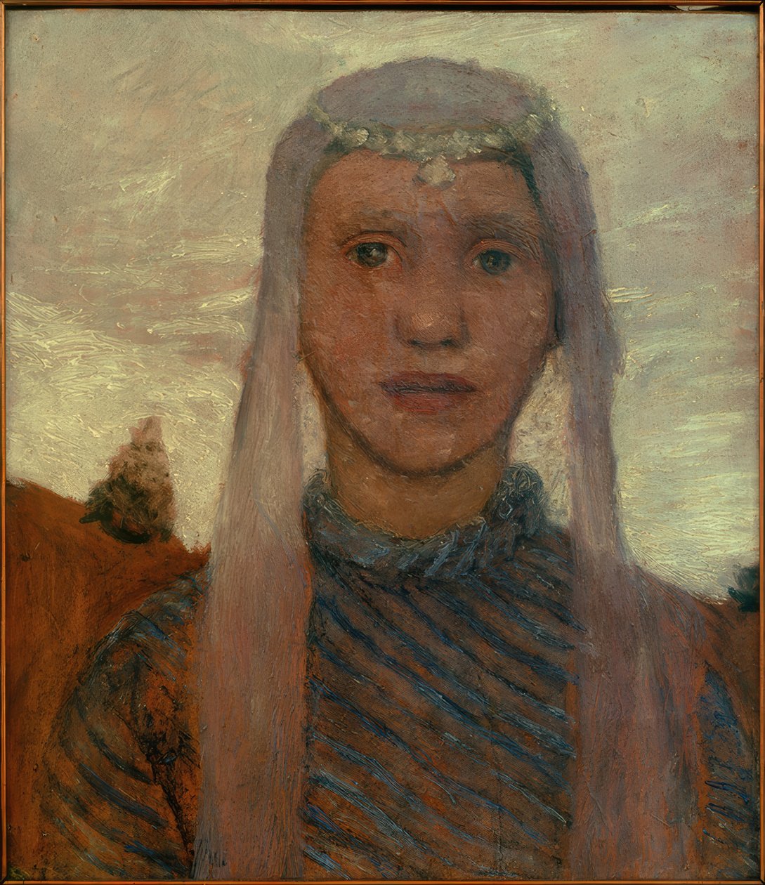 Dívka se závojem od Paula Modersohn Becker