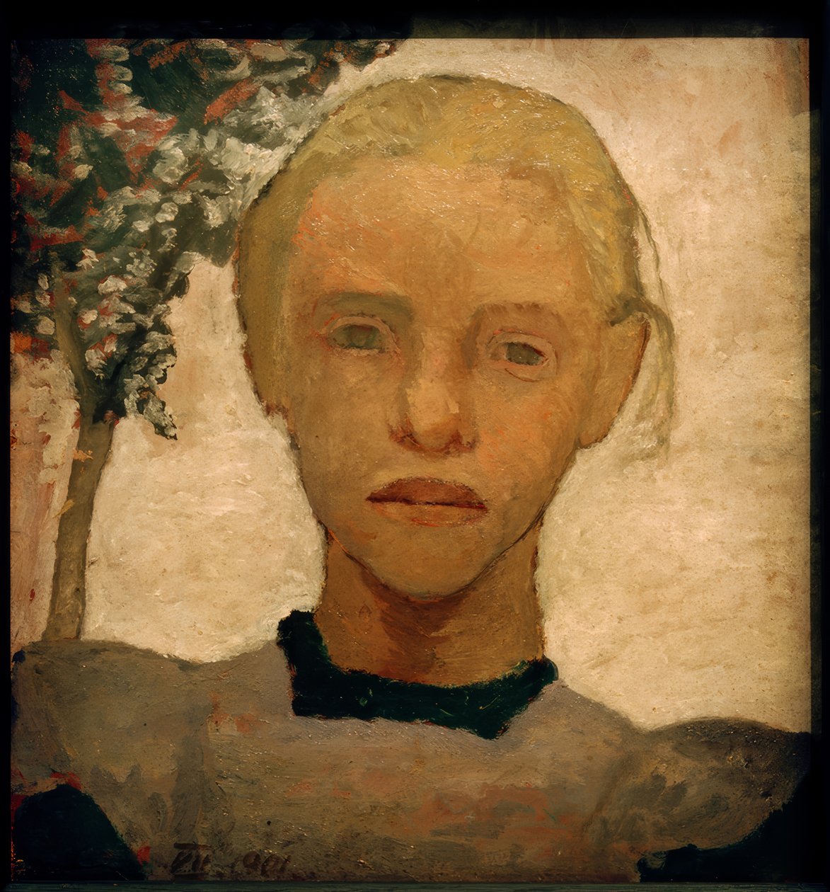 Dívčí hlava od Paula Modersohn Becker