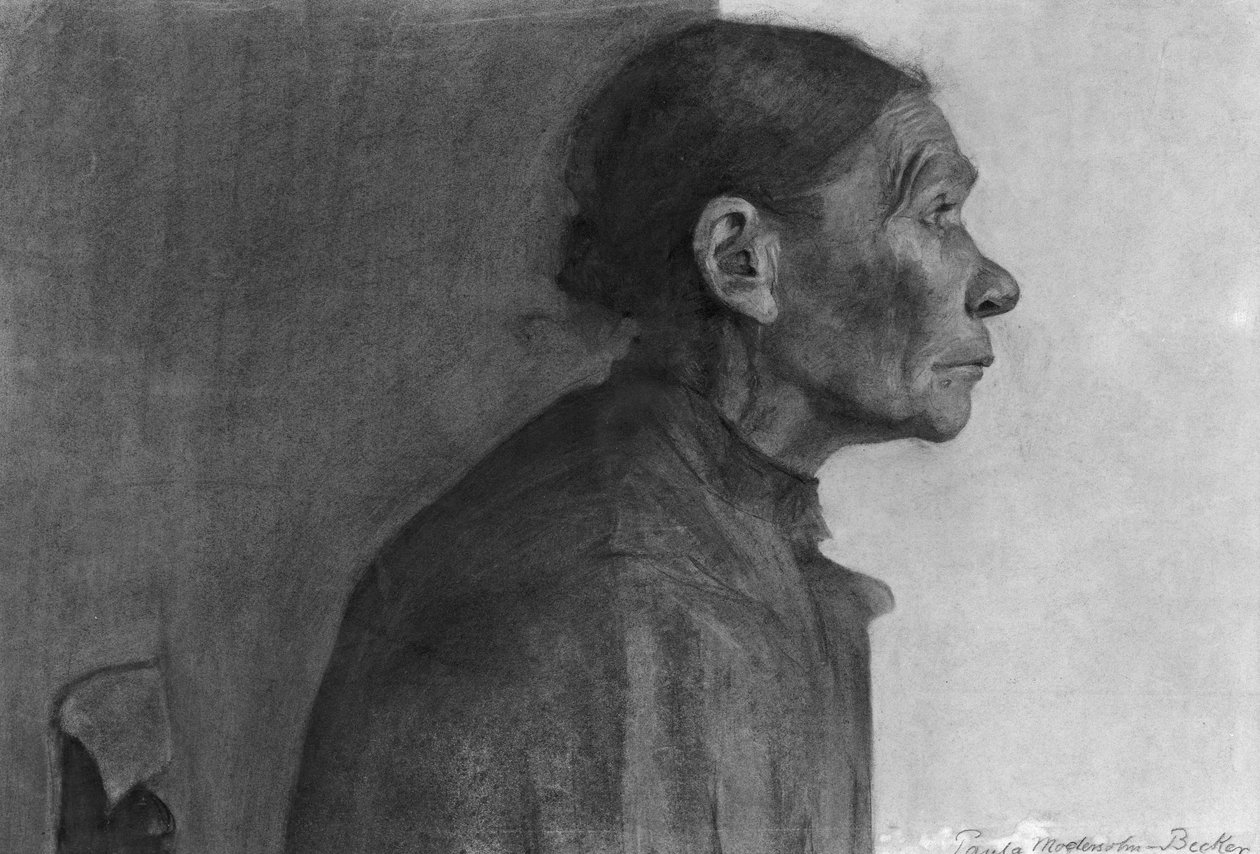 Portrét selské ženy, 1898-99 od Paula Modersohn Becker