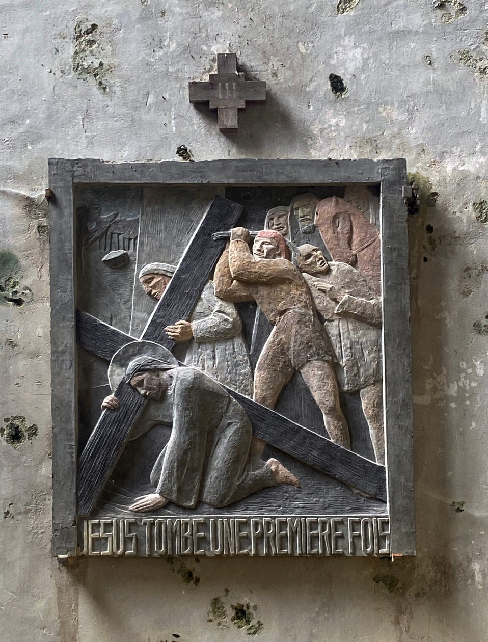 Křížová cesta, kostel Saint-Mandet, Ferriere-sur-Larçon 1931 od Paule Richon