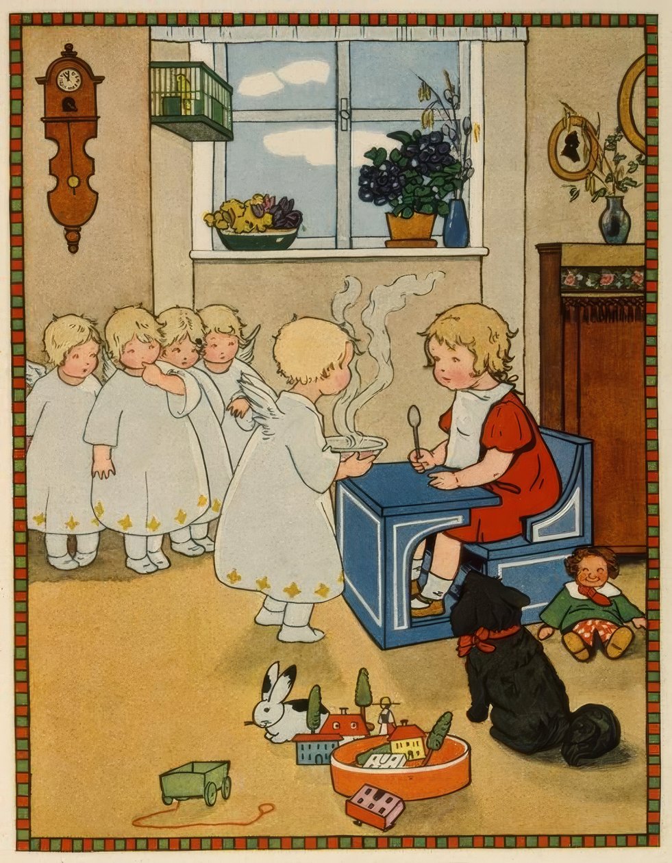 Five angels have sung / Five angels are coming jumping od Pauli Ebner