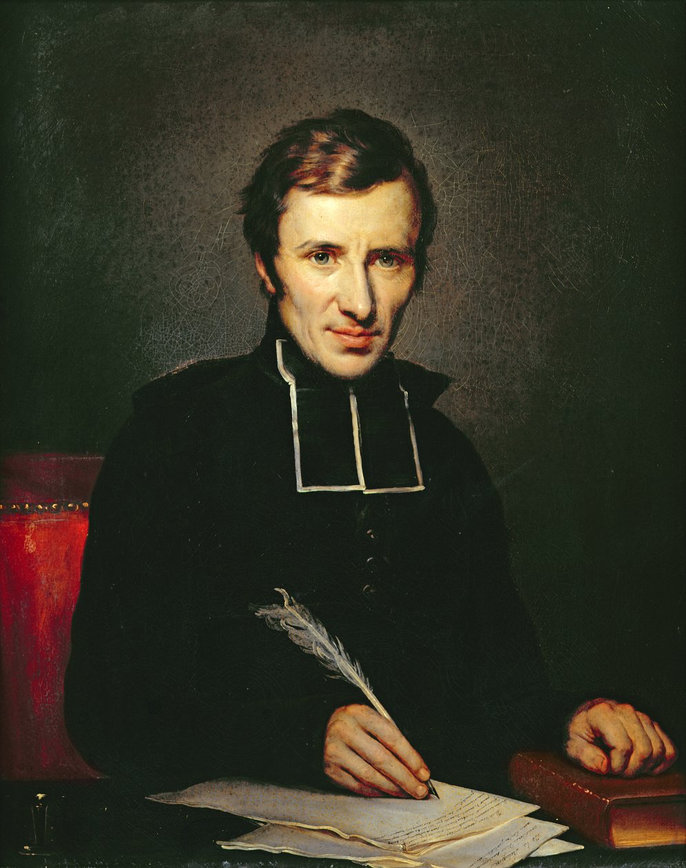 Portrét opata z Lamennais, 1827 od Paulin Jean Baptiste Guerin