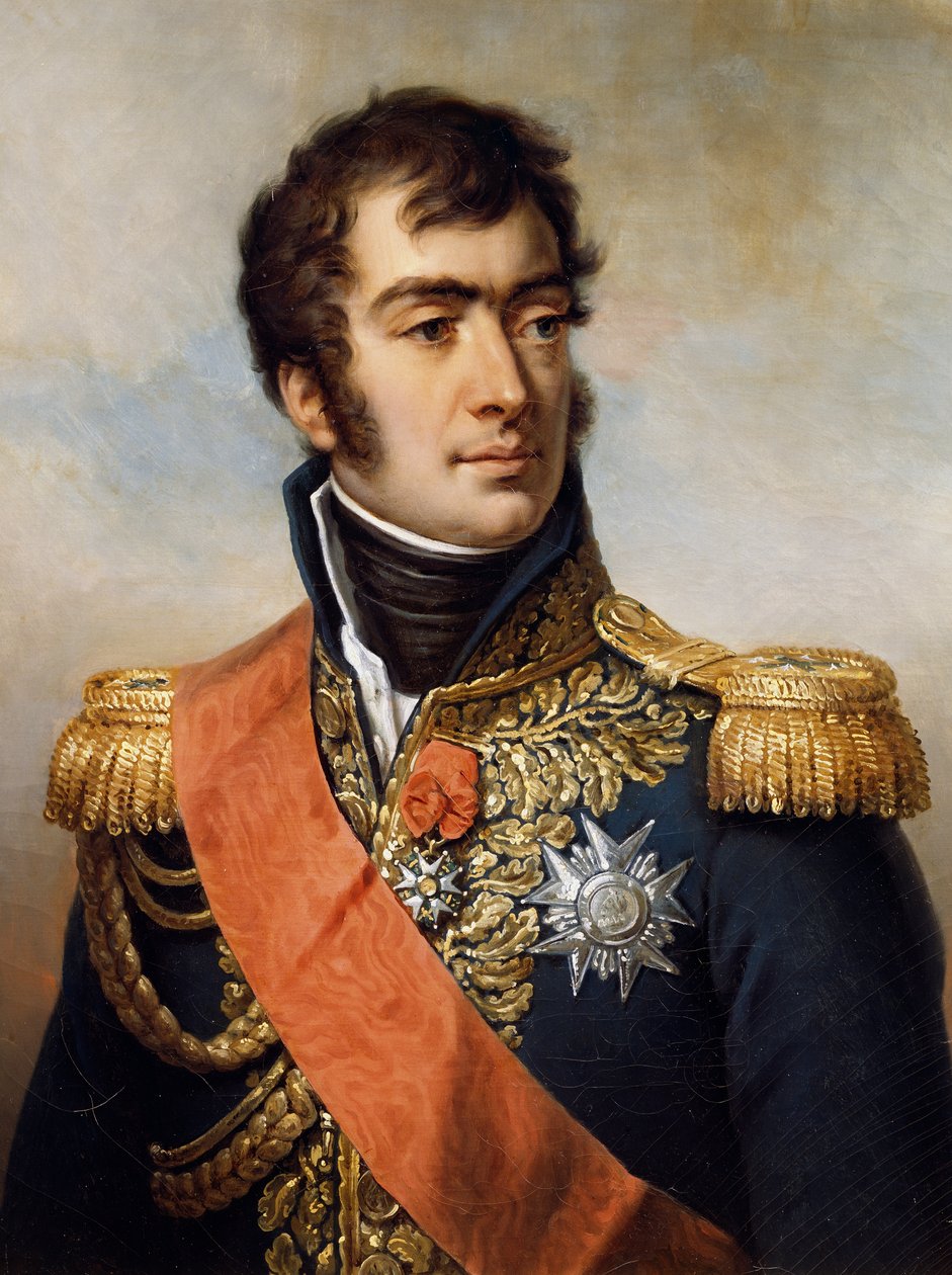 Portrét Auguste Frederic Louis Viesse de Marmont od Paulin Jean Baptiste Guerin