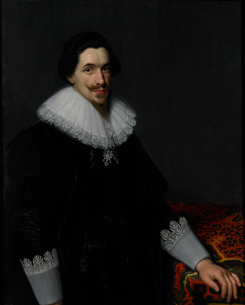 Portrét Lucase van Voorsta, 1628 od Paulus Moreelse