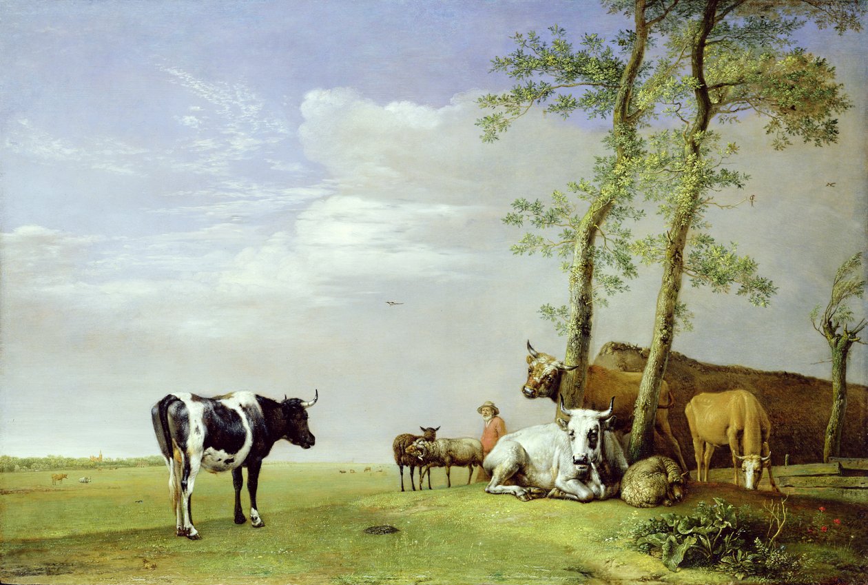 Krajan se svým stádem, 1648 od Paulus Potter