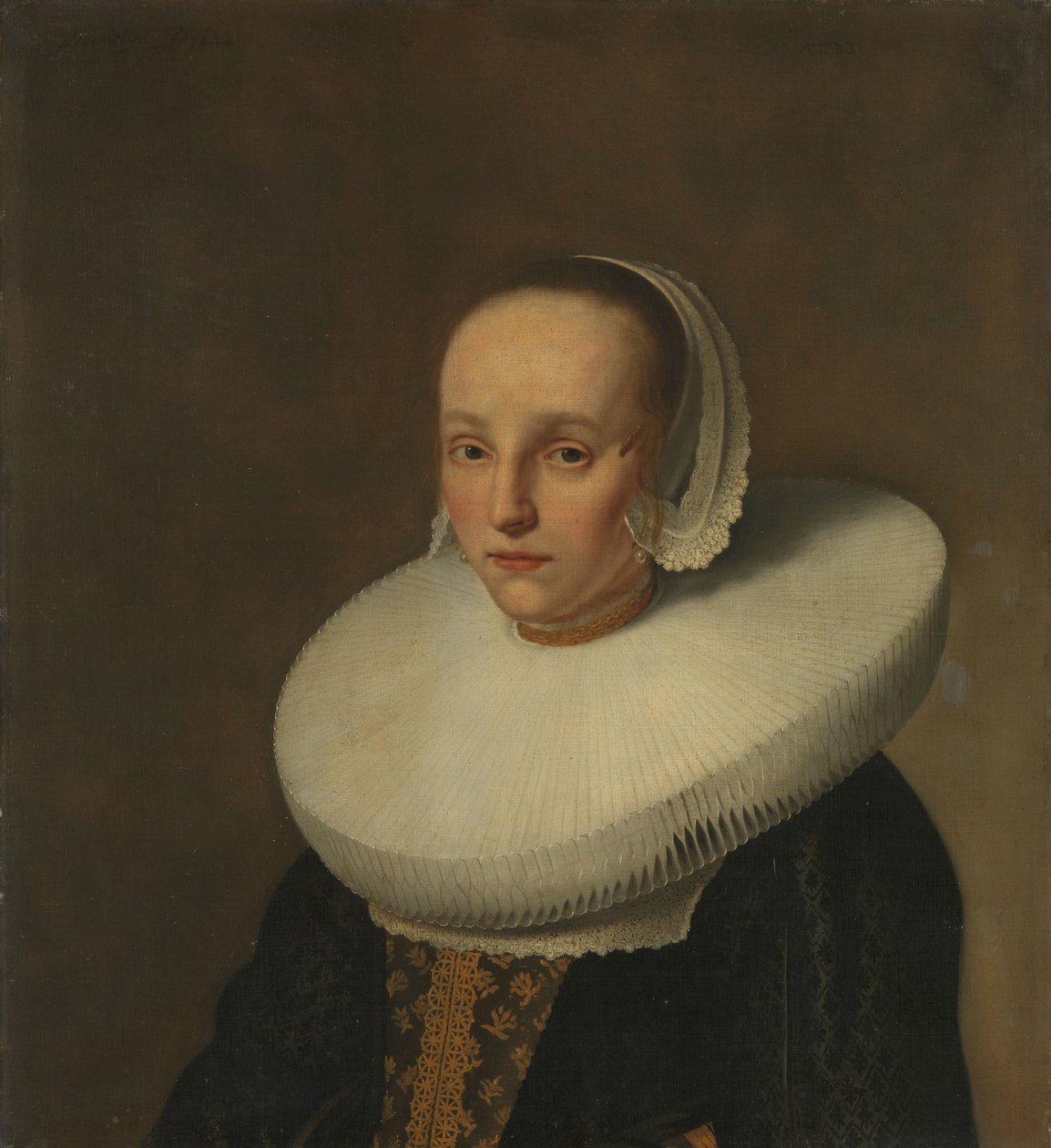 Portrét Anny van der Does (1609-1650) od Paulus Hennekyn
