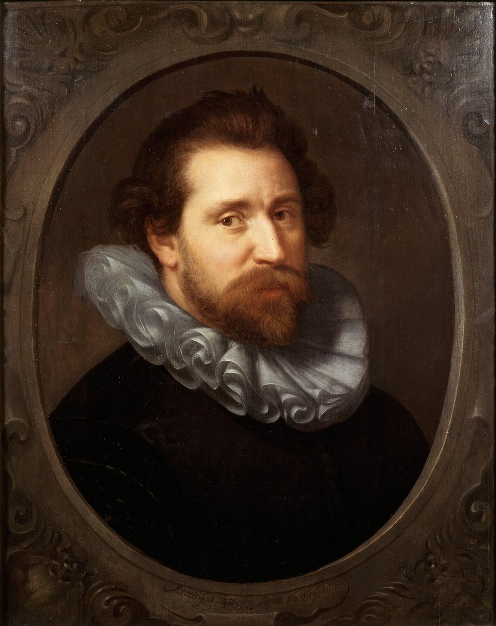 Portrét Abrahama Bloemaerta 1566-1651, 1609 od Paulus Moreelse