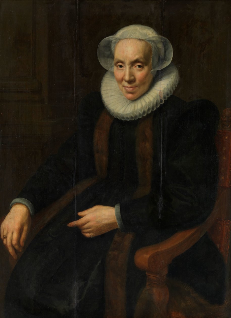 Portrét Marie z Utrechtu (asi 1552/53-1629) od Paulus Moreelse