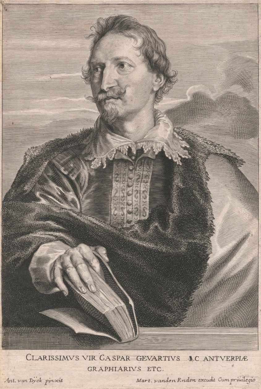 Nejslavnější muž Gaspar Gevartius I.C. Antverpy, Graphiarius atd. od Paulus Pontius