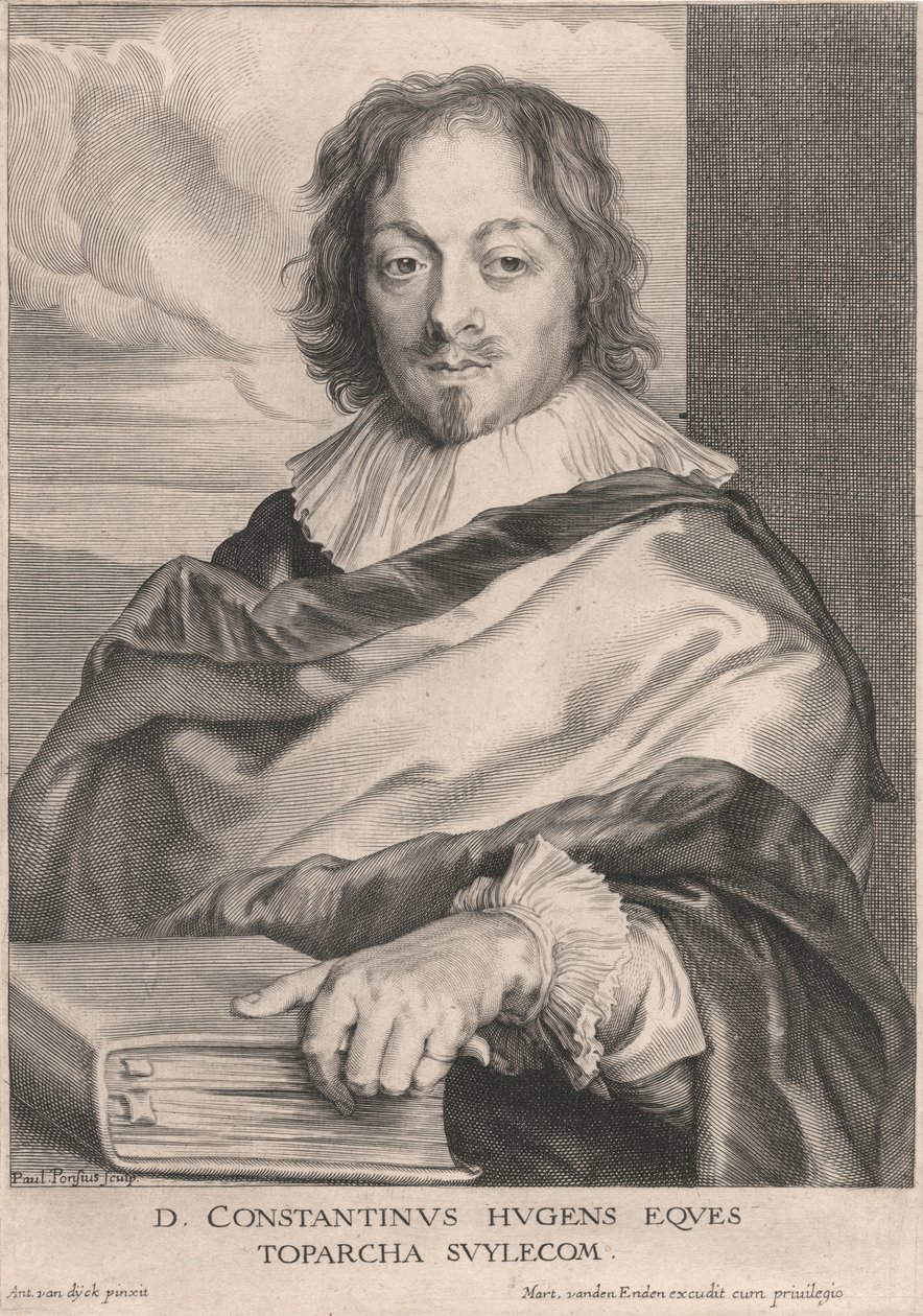 D. Constantinus Hugens Eques, Toparcha Suylecom od Paulus Pontius