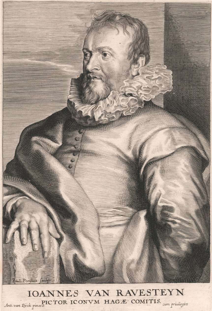 Joannes van Ravesteyn, malíř ikon haagského hraběte od Paulus Pontius
