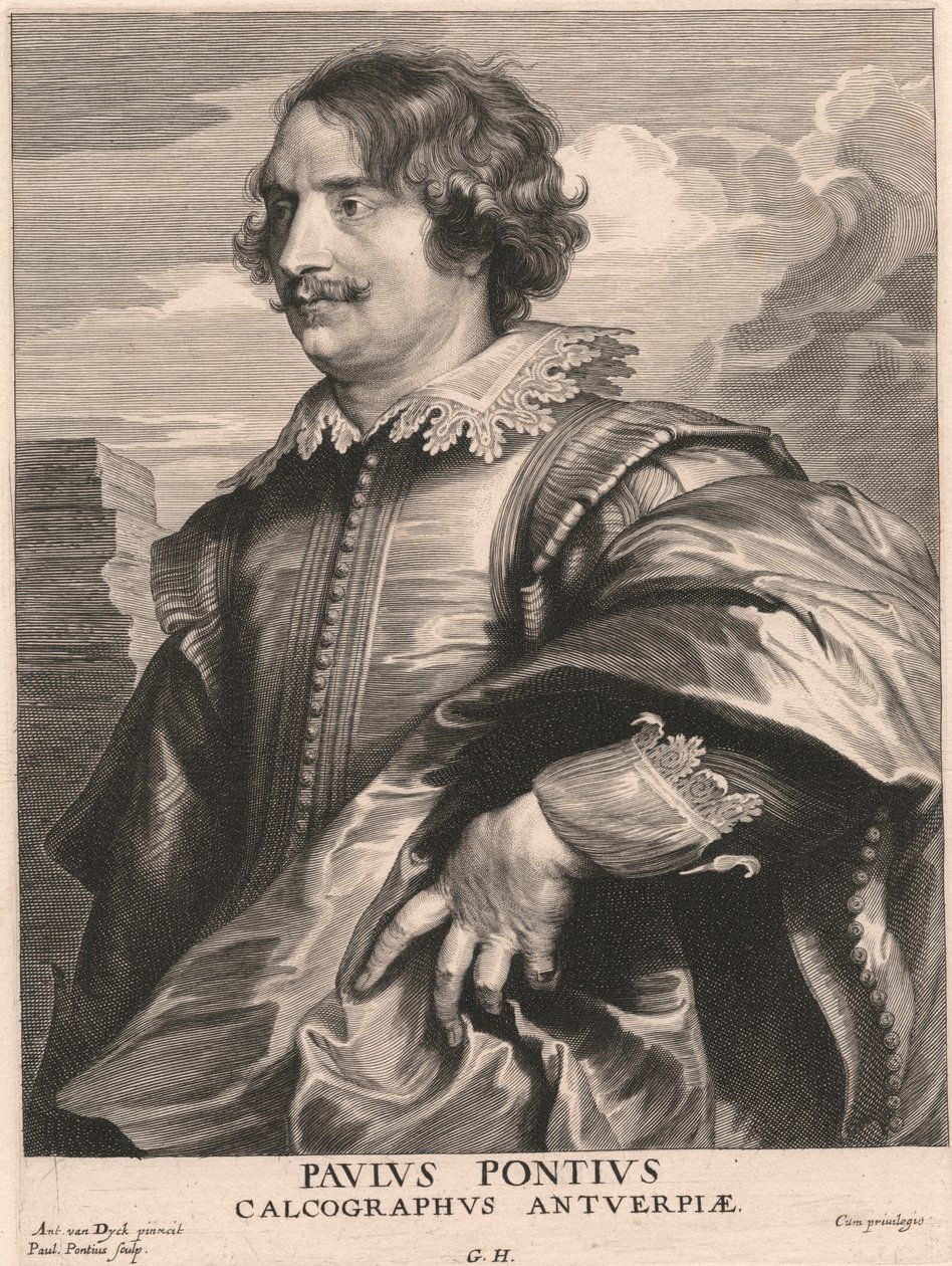 Paulus Pontius / Pavivs Pontivs / Calcographvs Antverpy od Paulus Pontius